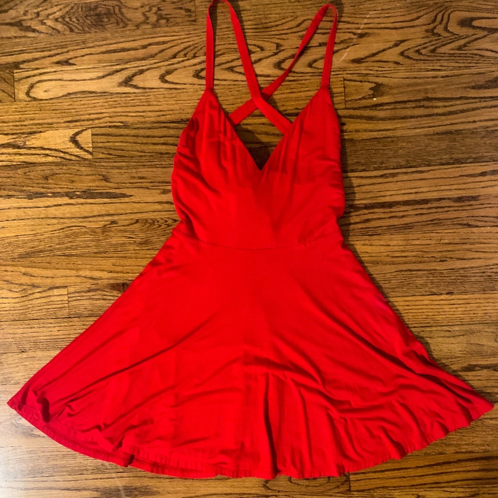 Lovers + Friends red mini dress